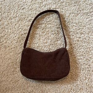 Brown Corduroy Purse